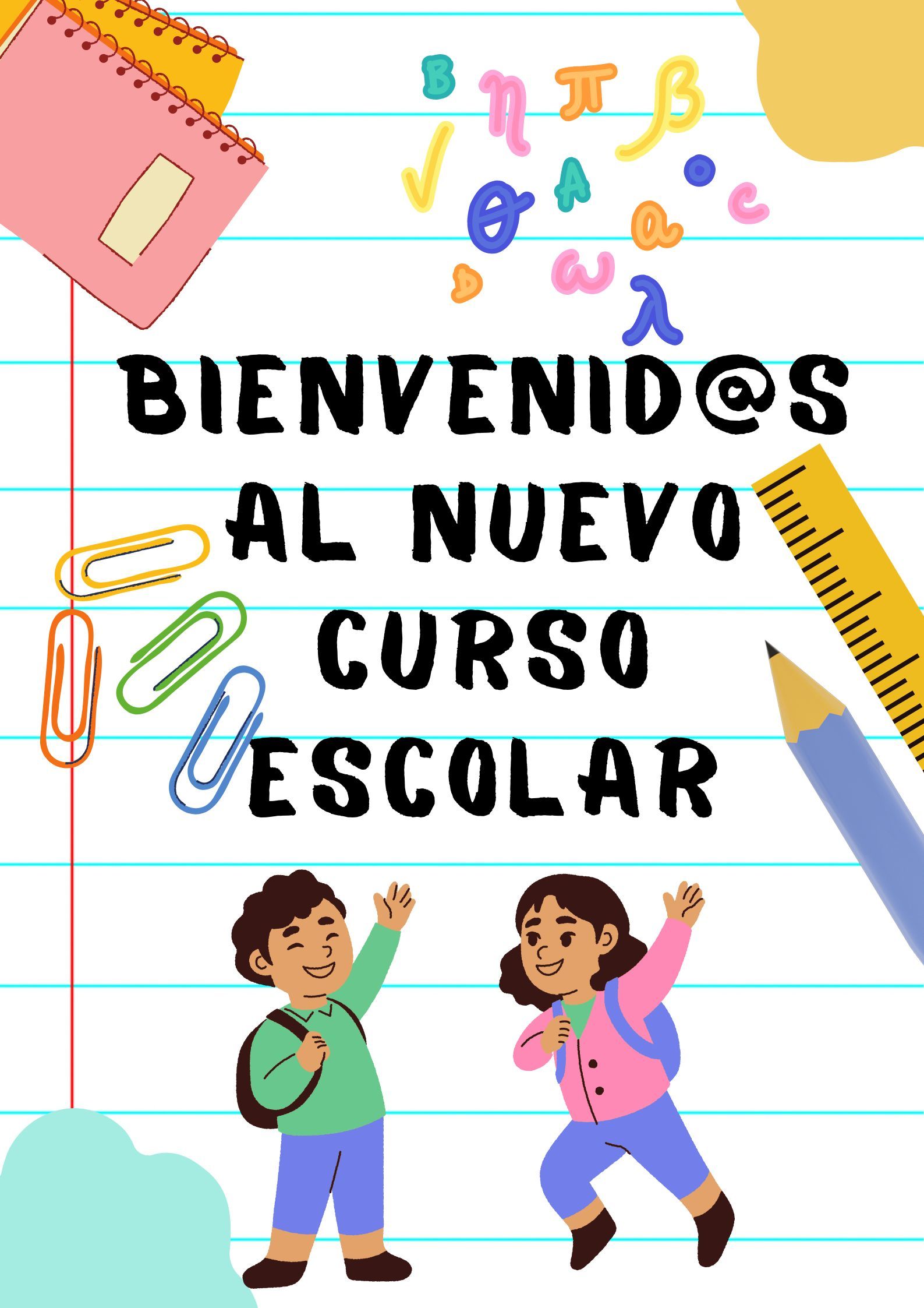 Blue Pastel Welcome to Our Class Poster